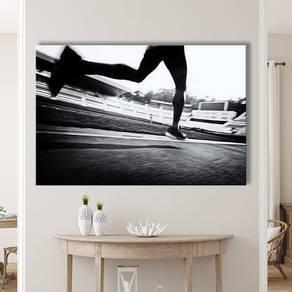 Running Wall Art, Sports Decor Art, Motivational Art, Sports Wall Art Extra Large Canvas, Cavas Print Wall Art Hom Decor