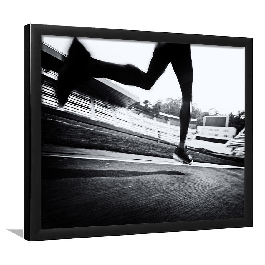 Running Wall Art, Sports Decor Art, Motivational Art, Sports Wall Art Extra Large Art, Framed Art Print, Picture Framed