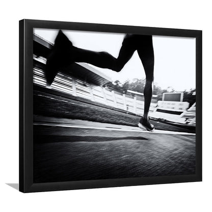 Running Wall Art, Sports Decor Art, Motivational Art, Sports Wall Art Extra Large Art, Framed Art Print, Picture Framed