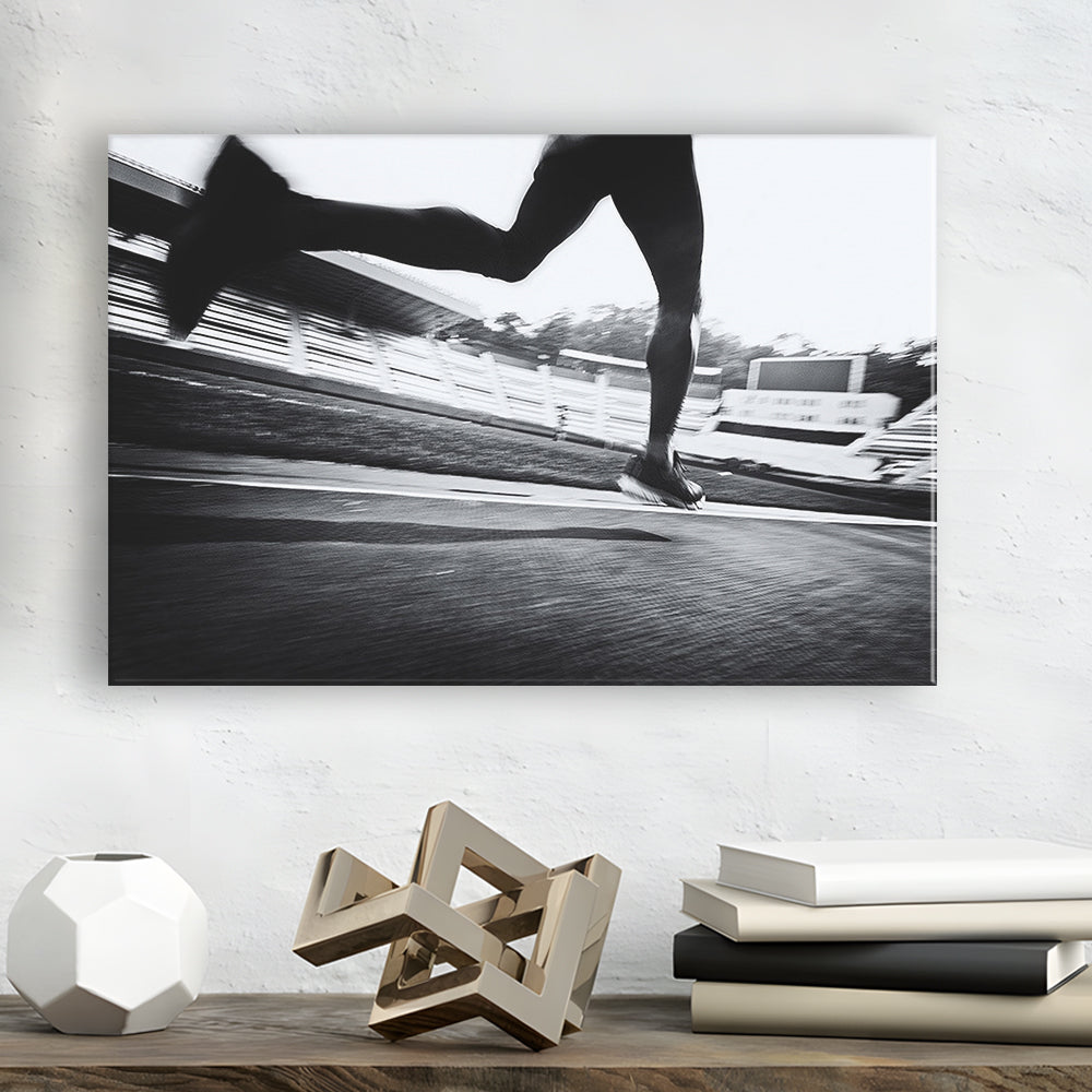 Running Wall Art, Sports Decor Art, Motivational Art, Sports Wall Art Extra Large Canvas, Cavas Print Wall Art Hom Decor