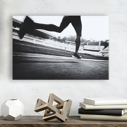 Running Wall Art, Sports Decor Art, Motivational Art, Sports Wall Art Extra Large Canvas, Cavas Print Wall Art Hom Decor