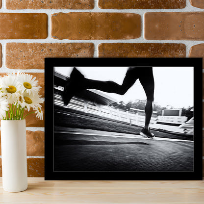 Running Wall Art, Sports Decor Art, Motivational Art, Sports Wall Art Extra Large Art, Framed Art Print, Picture Framed