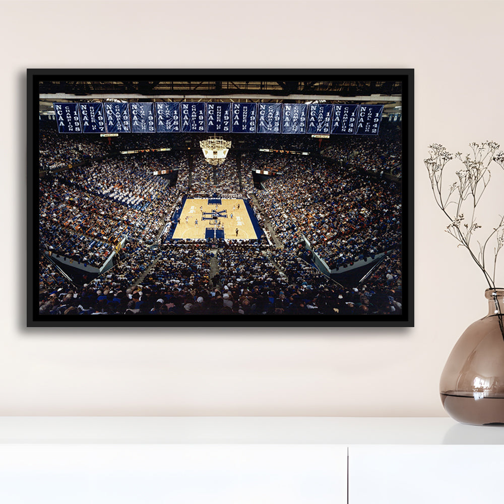 Rupp Arena, Stadium Canvas, Sport Art, Framed Canvas Print Wall Art, Floating Frame