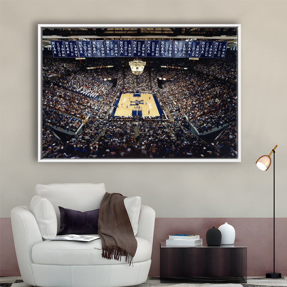 Rupp Arena, Stadium Canvas, Sport Art, Framed Canvas Print Wall Art, Floating Frame