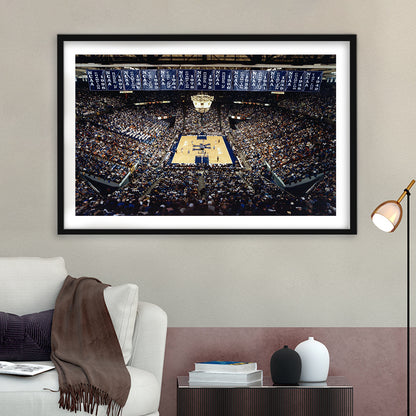 Rupp Arena, Stadium Canvas, Sport Art, Gift for him, White Border Framed Art Print Wall Decor