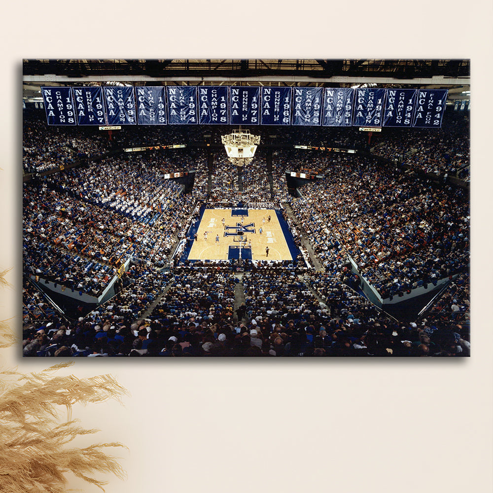 Rupp Arena, Stadium Canvas, Sport Art, Gift for him, Man Cave Decor, Art Print, Canvas Print Wall Art