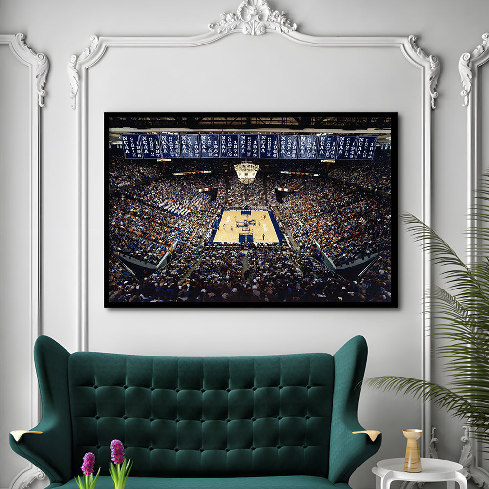 Rupp Arena, Stadium Canvas, Sport Art, Gift for him, Framed Art Print Wall Decor, Picture Framed