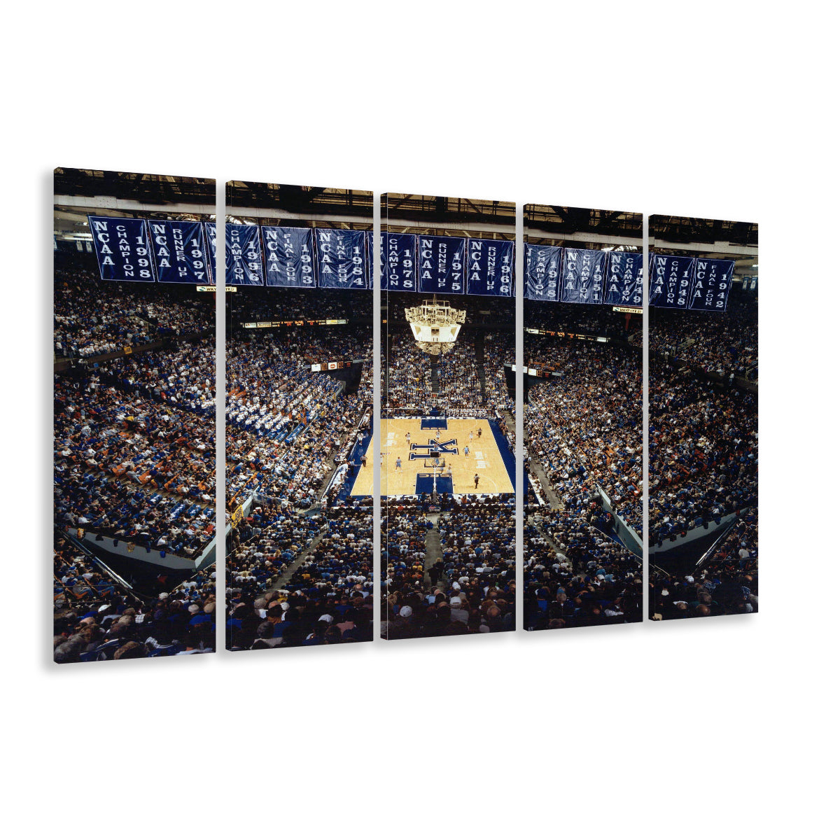 Rupp Arena, Stadium Canvas, Sport Art, 5 Panel B, Extra Large Canvas, Canvas Print Wall Art