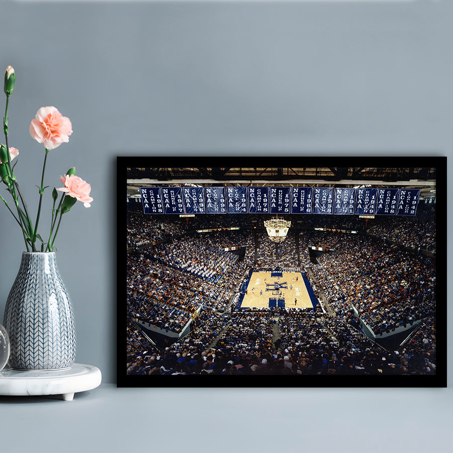 Rupp Arena, Stadium Canvas, Sport Art, Gift for him, Framed Art Print Wall Decor, Picture Framed