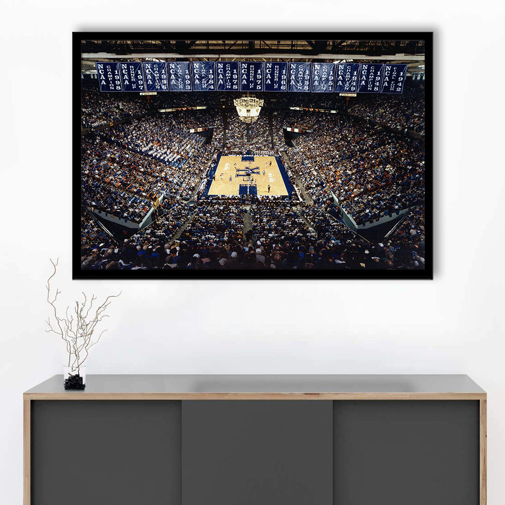 Rupp Arena, Stadium Canvas, Sport Art, Gift for him, Framed Art Print Wall Decor, Picture Framed
