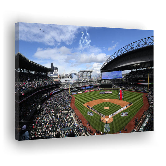 Safeco Field Seattle, Stadium Canvas, Sport Art, Fan Gifts, Man Cave Decor, Art Print, Canvas Print Wall Art
