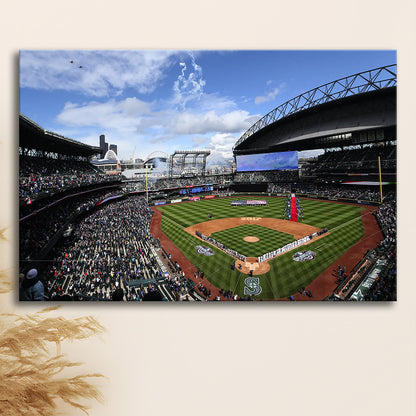 Safeco Field Seattle, Stadium Canvas, Sport Art, Fan Gifts, Man Cave Decor, Art Print, Canvas Print Wall Art