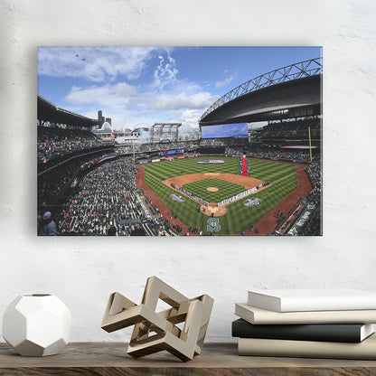 Safeco Field Seattle, Stadium Canvas, Sport Art, Fan Gifts, Man Cave Decor, Art Print, Canvas Print Wall Art