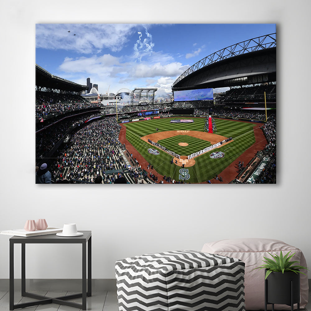 Safeco Field Seattle, Stadium Canvas, Sport Art, Fan Gifts, Man Cave Decor, Art Print, Canvas Print Wall Art