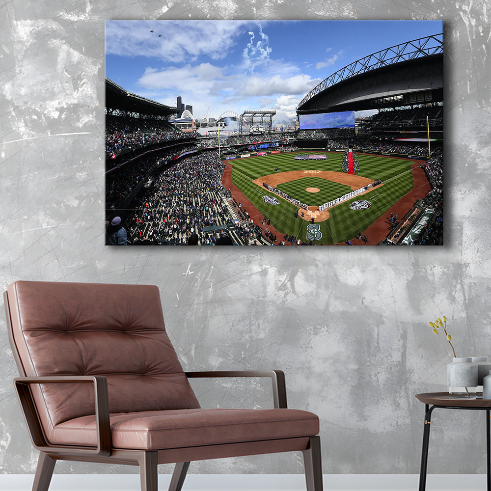Safeco Field Seattle, Stadium Canvas, Sport Art, Fan Gifts, Man Cave Decor, Art Print, Canvas Print Wall Art