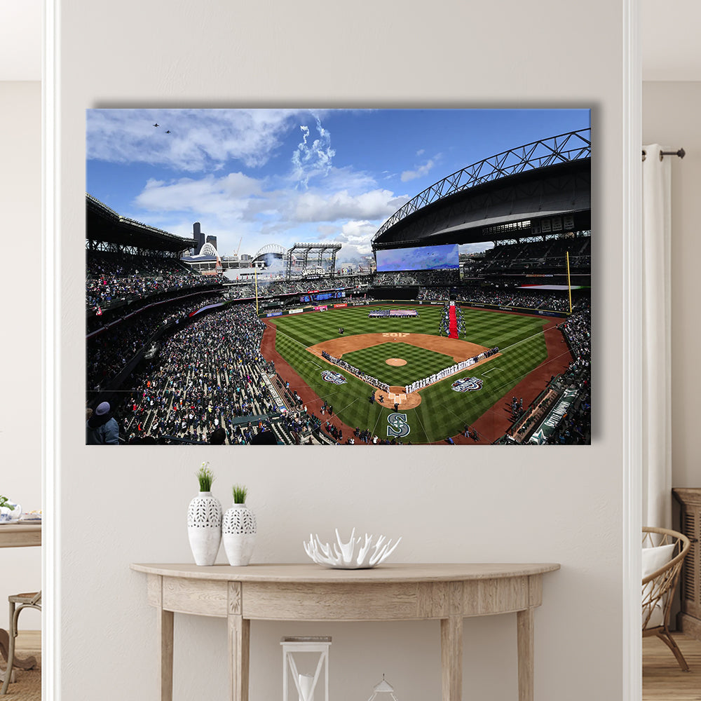 Safeco Field Seattle, Stadium Canvas, Sport Art, Fan Gifts, Man Cave Decor, Art Print, Canvas Print Wall Art
