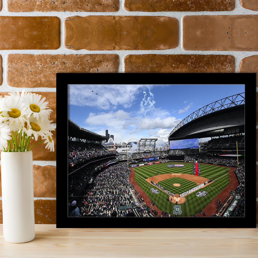 Safeco Field Seattle, Stadium Canvas, Sport Art, Fan Gifts, Framed Art Print Wall Decor, Picture Framed