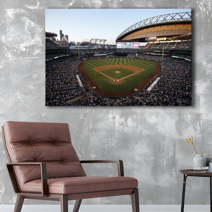 Safeco Field Seattle, Stadium Canvas, Sport Art, Gift for him, Man Cave Decor, Art Print, Canvas Print Wall Art