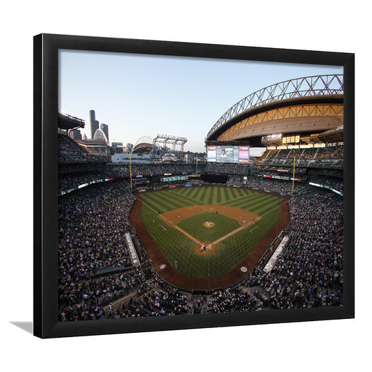 Safeco Field Seattle, Stadium Canvas, Sport Art, Gift for him, Framed Art Print Wall Decor, Picture Framed