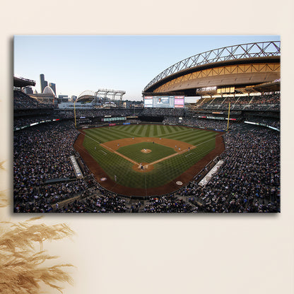 Safeco Field Seattle, Stadium Canvas, Sport Art, Gift for him, Man Cave Decor, Art Print, Canvas Print Wall Art