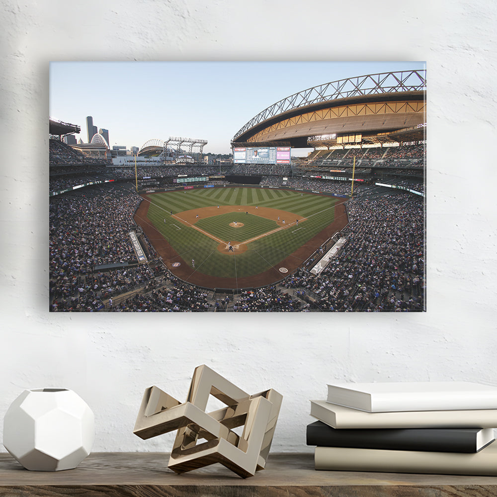 Safeco Field Seattle, Stadium Canvas, Sport Art, Gift for him, Man Cave Decor, Art Print, Canvas Print Wall Art