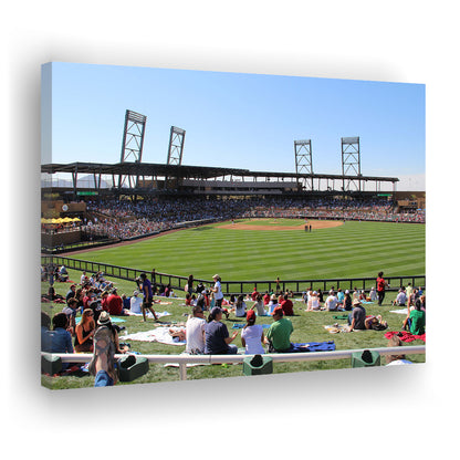 Salt River Fields Stadium, Stadium Canvas, Sport Art, Gift for him, Man Cave Decor, Art Print, Canvas Print Wall Art