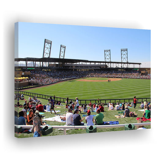 Salt River Fields Stadium, Stadium Canvas, Sport Art, Gift for him, Man Cave Decor, Art Print, Canvas Print Wall Art