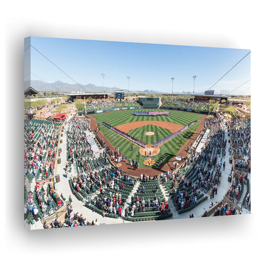 Salt River Fields Stadium, Stadium Canvas, Sport Art, Fan Gifts, Man Cave Decor, Art Print, Canvas Print Wall Art