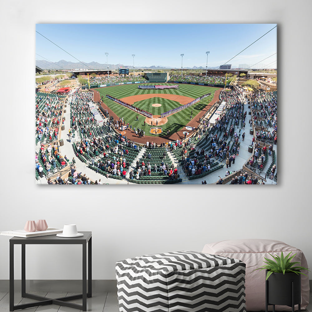 Salt River Fields Stadium, Stadium Canvas, Sport Art, Fan Gifts, Man Cave Decor, Art Print, Canvas Print Wall Art