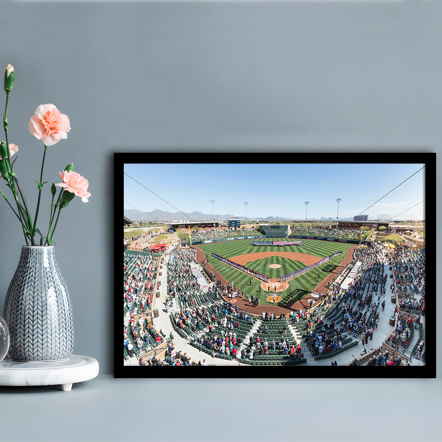 Salt River Fields Stadium, Stadium Canvas, Sport Art, Fan Gifts, Framed Art Print Wall Decor, Picture Framed