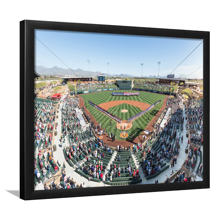 Salt River Fields Stadium, Stadium Canvas, Sport Art, Fan Gifts, Framed Art Print Wall Decor, Picture Framed