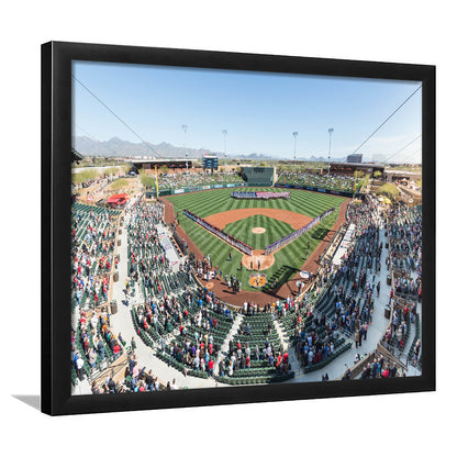 Salt River Fields Stadium, Stadium Canvas, Sport Art, Fan Gifts, Framed Art Print Wall Decor, Picture Framed