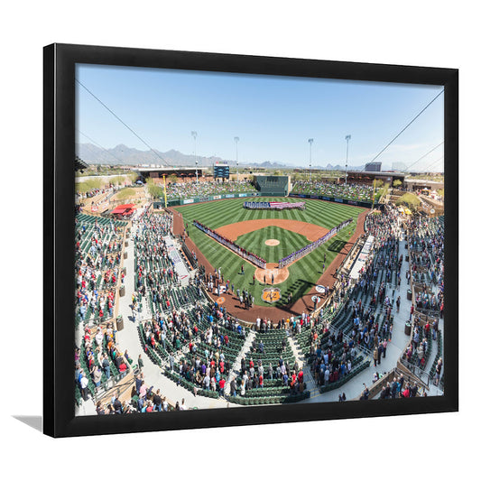 Salt River Fields Stadium, Stadium Canvas, Sport Art, Fan Gifts, Framed Art Print Wall Decor, Picture Framed
