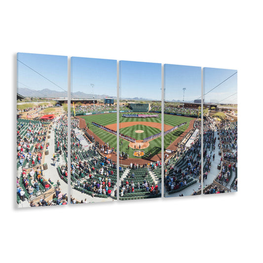 Salt River Fields Stadium, Stadium Canvas, Sport Art, Fan Gifts, 5 Panel B, Extra Large Canvas, Canvas Print Wall Art