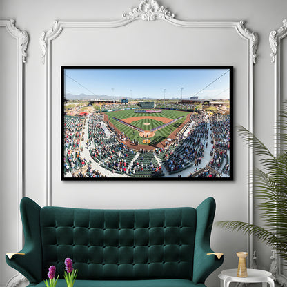 Salt River Fields Stadium, Stadium Canvas, Sport Art, Fan Gifts, Framed Art Print Wall Decor, Picture Framed