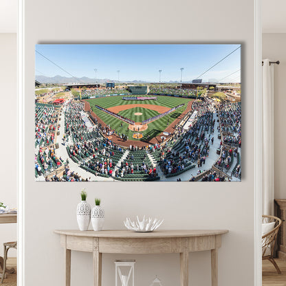 Salt River Fields Stadium, Stadium Canvas, Sport Art, Fan Gifts, Man Cave Decor, Art Print, Canvas Print Wall Art