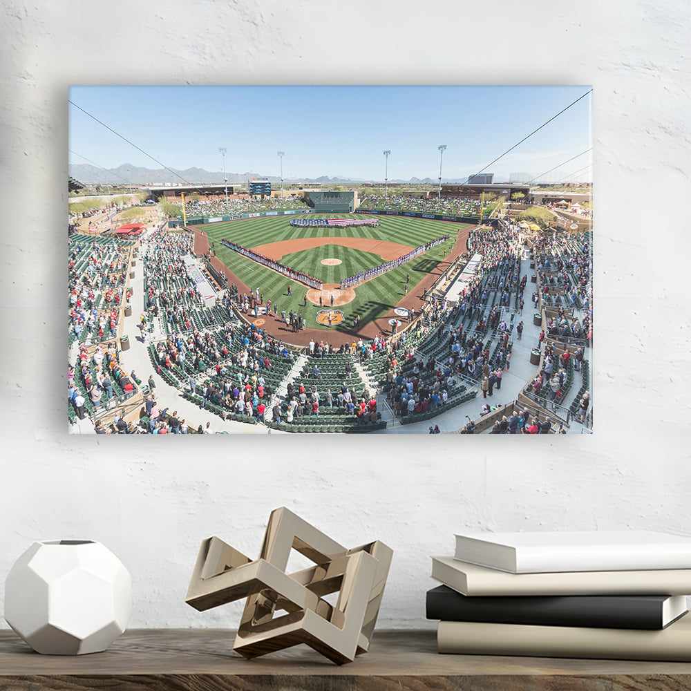 Salt River Fields Stadium, Stadium Canvas, Sport Art, Fan Gifts, Man Cave Decor, Art Print, Canvas Print Wall Art