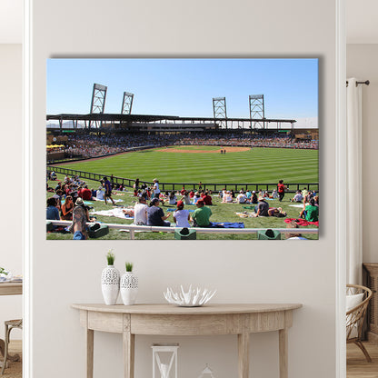 Salt River Fields Stadium, Stadium Canvas, Sport Art, Gift for him, Man Cave Decor, Art Print, Canvas Print Wall Art