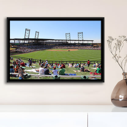 Salt River Fields Stadium, Stadium Canvas, Sport Art, Framed Canvas Print Wall Art, Floating Frame