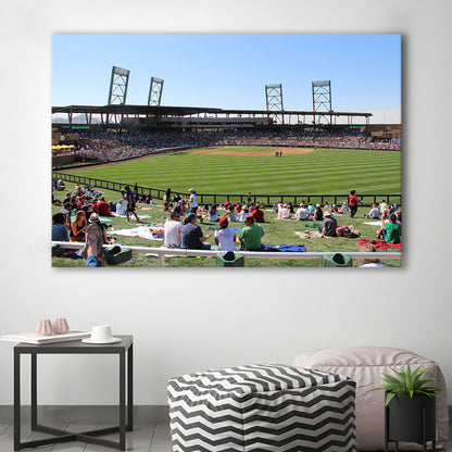 Salt River Fields Stadium, Stadium Canvas, Sport Art, Gift for him, Man Cave Decor, Art Print, Canvas Print Wall Art