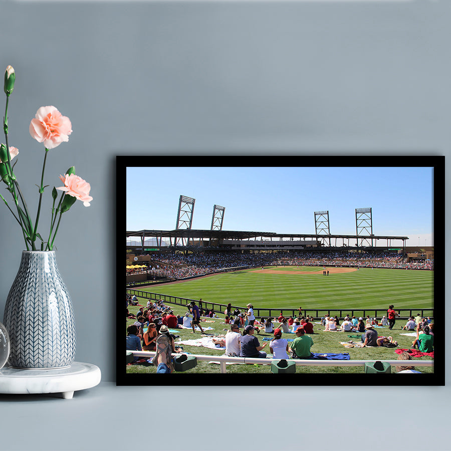 Salt River Fields Stadium, Stadium Canvas, Sport Art, Gift for him, Framed Art Print Wall Decor, Picture Framed