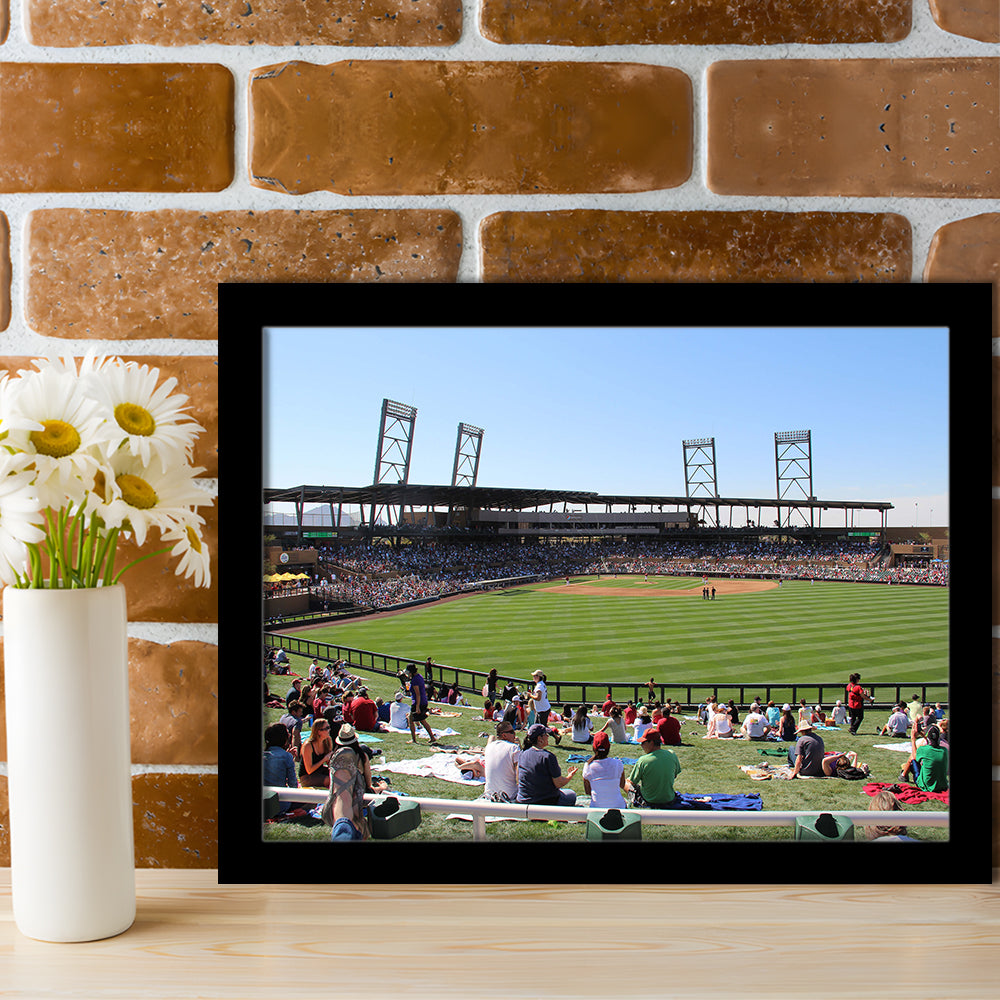 Salt River Fields Stadium, Stadium Canvas, Sport Art, Gift for him, Framed Art Print Wall Decor, Picture Framed