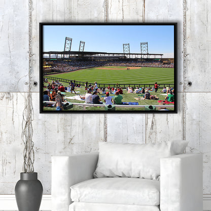 Salt River Fields Stadium, Stadium Canvas, Sport Art, Framed Canvas Print Wall Art, Floating Frame