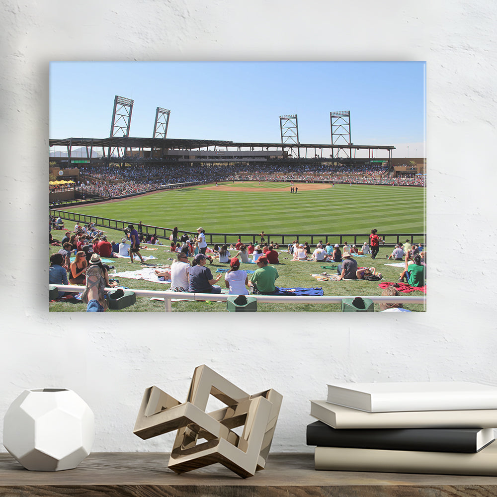 Salt River Fields Stadium, Stadium Canvas, Sport Art, Gift for him, Man Cave Decor, Art Print, Canvas Print Wall Art