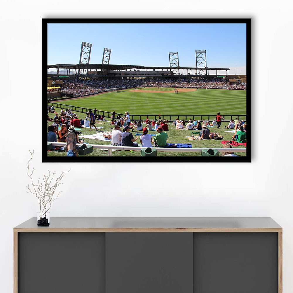Salt River Fields Stadium, Stadium Canvas, Sport Art, Gift for him, Framed Art Print Wall Decor, Picture Framed