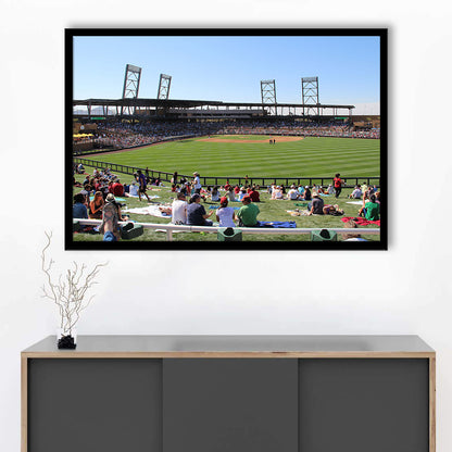 Salt River Fields Stadium, Stadium Canvas, Sport Art, Gift for him, Framed Art Print Wall Decor, Picture Framed