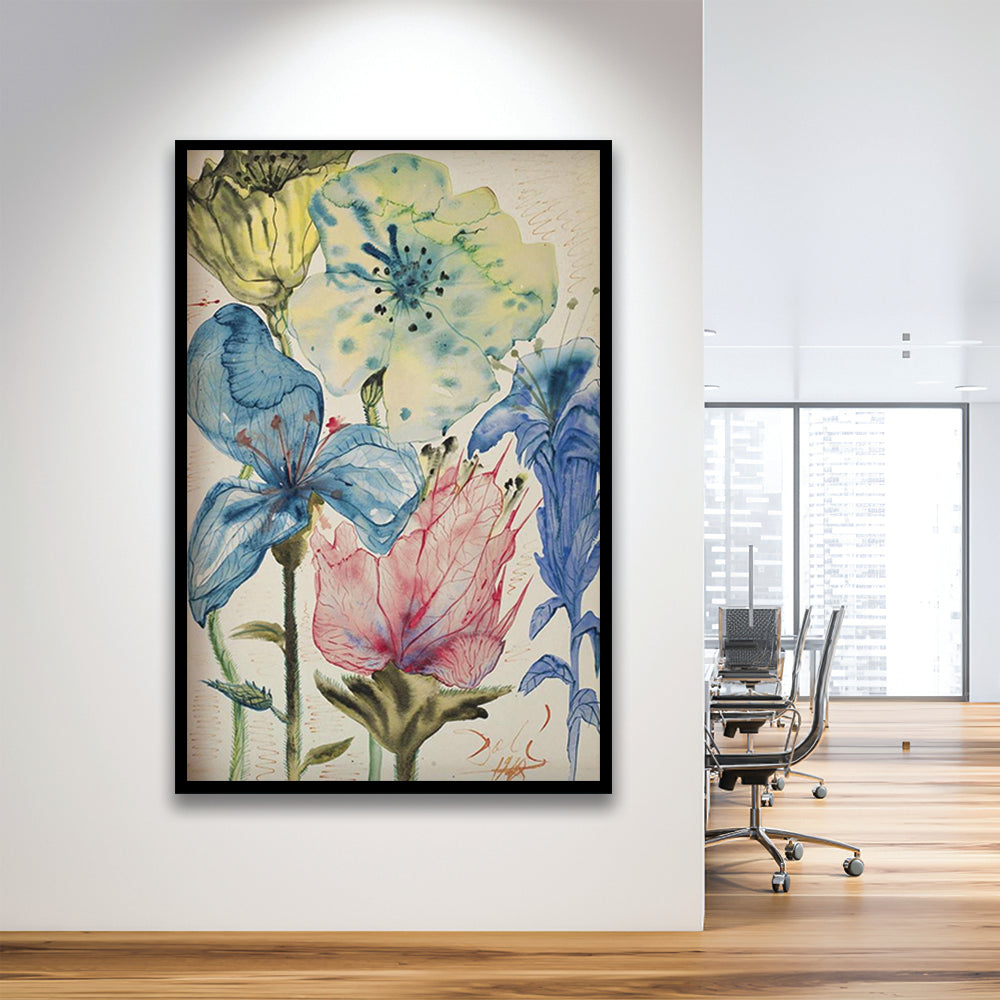 Salvador Dali Fleurs 1948 Print, Dali Flowers, Wildflower Print, Modern Art, Framed Art Print, Fine Art Print