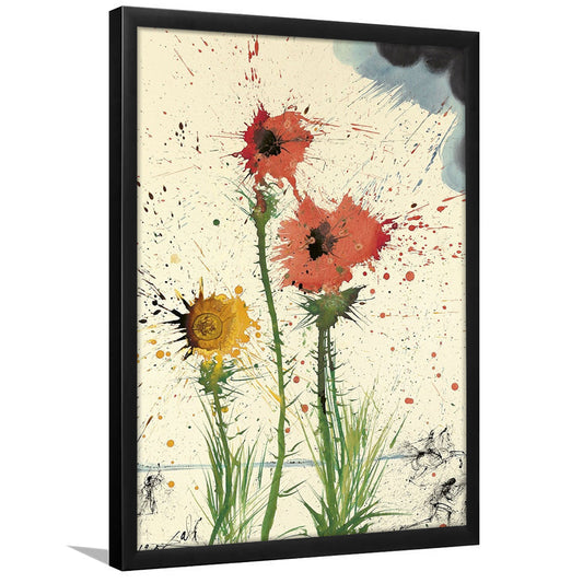 Salvador Dali Spring Explosive 1965 Print, Salvador Dali Exhibition, Dali Exhibition Print, Framed Art Print, Fine Art Print
