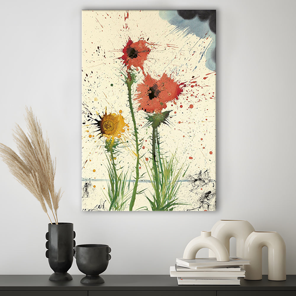 Salvador Dali Spring Explosive 1965 Print, Salvador Dali Exhibition, Dali Exhibition Print, Canvas Print, Canvas Decor
