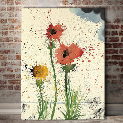 Salvador Dali Spring Explosive 1965 Print, Salvador Dali Exhibition, Dali Exhibition Print, Canvas Print, Canvas Decor
